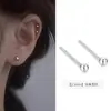 Brincos de Argola Redonda em Prata de Lei S999 para Mulheres, Brincos Inteiramente em Prata de Lei Prata Pura para Mulheres com Orelhas Furadas, Brincos Simples para Mulheres Dormirem Sem Tirar