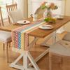 Suministro Transfronterizo de Mesa de Comedor de Estilo Nórdico Simple con Combinación de Colores, Mantel Largo con Borlas, Mesa de Centro, Aparador Lateral, Cubre Toalla Decorativo, Fabricante Mayorista