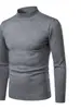 Suéter de punto de cuello alto medio transfronterizo Camisa base para hombre Moda para hombre Otoño e Invierno Estilo de pareja Prendas de punto Tejido