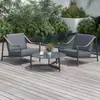 Juegos de mesa y sillas para exteriores para el ocio, adecuados para patios, jardines, hoteles, casas de huéspedes, piscinas, terrazas, balcones, parques y áreas de comedor