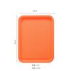 Bandeja Rectangular Escandinava Estilo Ins Bandeja de Plástico para Almacenamiento de Tazas de Té para el Hogar Restaurante Jardín de Niños Bandeja Cuadrada