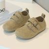 Zapatos Birkenstock para Niños 2026 Primavera y Otoño Nuevo Estilo Zapatos Pequeños de Cuero para Niñas Mocasines Retro para Niños Zapatos de Bebé de Suela Suave Individual