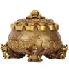 Yang Tong Ji Fabricante Mayorista de Cobre Adorno de Cuenco del Tesoro con Tapa Abrible, Adorno de Horno de Cuenco del Tesoro Pixiu