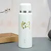 Caneca Térmica com Infusor de Chá Revestido por Spray Aço Inoxidável 316 Bule para Infusão de Chá Branco para Carro, Casa, Escritório, Presente de Chá Copo de Água
