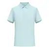 Camisa Polo Sin Costuras de Seda Helada Personalizada para Ejecutivos de Negocios y Líderes de Unidad, Camiseta de Manga Corta de Trabajo de Alta Calidad