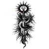 Pegatinas de Tatuaje Pequeñas Frescas Impermeables Nuevas Transfronterizas en Varios Colores, Dragón, Tigre, León, Flores, Se Pueden Combinar de Cualquier Manera