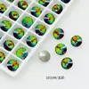 Dongzhou Crystal Broca Satélite de 10.7 mm Cristal Artificial de Alta Calidad Broca Redonda de Vidrio Accesorios para Joyería Broca para Uñas Arte de Uñas Venta al por Mayor