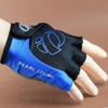 Guantes de medio dedo de una palabra al por mayor para arroz, guantes para bicicleta de carretera, bicicleta, guantes a prueba de golpes para ciclismo, guantes de silicona de dedo corto