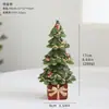 Decoraciones Navideñas Transfronterizas, Regalos, Cajas de Música, Árboles de Navidad de Resina, Cajas de Música, Adornos de Escritorio, Accesorios para Decoración de Escenas