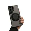 Funda Adecuada para Teléfono Móvil Samsung S25Ultra con Tacto de Piel Protección 360° Soporte Magnético Giratorio S24Fe Anti-Caída Transfronterizo A56