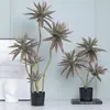 Planta en maceta de lirio y bambú simulación planta verde diseño de jardinería planta de paisajismo adornos flores decorativas planta verde simulación venta al por mayor