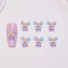 Decoraciones para Uñas Estilo Japonés de Dibujos Animados Ratón Pequeño Resina 3D Accesorios Pequeños DIY Pasadores para el Cabello Pendientes Accesorios de Decoración para Uñas Pedrería