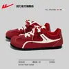 Zapatos de meter y sacar para mujer, nuevo modelo popular 2026, zapatillas de entrenamiento rojas alemanas para mujer, zapatillas deportivas de suela blanda, tenis casuales versátiles