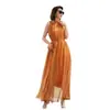 Vestido Largo de Foto de Viaje de Verano Hada Foto de Viaje Super Hada Temperamento Vestido de Encaje con Cuello Halter