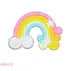 Nueva Decoración de Estrella Arcoíris Colorida Fiesta de Cumpleaños Boda Temática Postre Pastel Decoración de Tarjeta