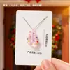 Colgantes de Árbol de Navidad de Vidrio de Zibo Adornos Colgantes para Collar Decoraciones Colgantes Joyería de Vidrio Hecha a Mano Colgantes Creativos para Regalo de Navidad