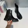 Cuero Suave Más Vendido Dr. Botas Martens para Mujer 2025 Nuevo Otoño/Invierno Con Felpa Estilo Británico ins de Moda Chelsea Suela Gruesa Botines