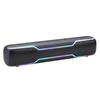 E-Commerce Transfronteiriço Novo Desktop Faixa Longa Duplo 20W Soundmaster Luz Fantasia RGB Alto-falante Bluetooth