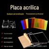 Painel de plexiglass de acrílico transparente PVC Placa listrada colorida de PMMA Marrom corte a laser atacado