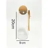 Frascos de Almacenamiento Transfronterizos, Frascos para Almacenar Granos, Frascos de Vidrio Transparente para Té, Tapones de Corcho, Frascos Sellados de Vidrio de Borosilicato Alto