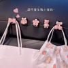 Venda quente linha rosa menina flor de cereja resina jóias acessórios acessórios do carro diy acessórios atacado pj1612