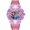 Reloj Infantil Nuevo Estudiante Mujer Wholesale Plástico Frozen Luminoso Comercio Electrónico Transfronterizo Pulsera Nicho