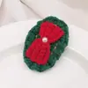 Faixa de Cabeça de Urso Infantil Adereço de Cabeça de Natal Presente Grampo de Cabelo com Laço Feminino Grampo de Cabelo Adereços para Fotos Acessórios de Cabelo de Natal