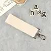 Llavero de Color Macarrón Hecho a Mano Coreano DIY Estilo Ins Colgante para Mochila Escolar Cinta de Lona Etiqueta de Nombre Etiqueta Caliente
