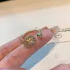 Anillo Abierto de Girasol con Estrella de Ocho Puntas Micro-Pavimentado para Mujer Estilo Coreano Lujo Accesible Anillo Europeo y Americano con Corte de Herradura