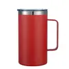 Taza termo de acero inoxidable 304 para comercio exterior transfronterizo 24oz taza de oficina taza de café taza de acero inoxidable taza con asa