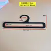 Estante de plástico para bufandas de supermercado Estante de seda para bufandas Anillo para bufandas Percha de ropa Toalla de baño Corbata Cinturón Estante de exhibición Toalla