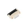 Conector de parche horizontal FPC Taihua 0.5, tipo abatible, conexión inferior, anillo de 9 pines, resistente a la temperatura, H2.0