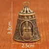 Latón Prajnaparamita Sutra del Corazón Montaña Wutai Campana Colgante de Seis Caracteres Llavero de Coche Colgante Accesorios de Joyería