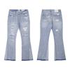 Al por mayor transfronterizo Galería Dept nuevos pantalones vaqueros microcosidos de empalme pintados a mano con costuras de tinta lavada, combinables para hombre