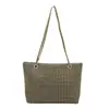 2026 Nova Moda Tendência Estilosa Bolsa de Ombro Estilo Coreano Casual para o Dia a Dia Simples Corrente Bolsa Tote para Mulheres