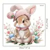 Adesivos de Coelho 2D Planos Transfronteiriços para Banheiro Adesivos Decorativos de Animal Cartoon Criativo Adesivos Impermeáveis para Assento de Vaso Sanitário