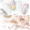 Estilo Japonés Colorido Perla Asimétrica Piedra de Concha Fragmentos de Abulón Decoraciones para Uñas Accesorios de Arte de Uñas Piezas de Concha