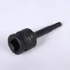 Hexágono soquete 1/2 pistola de ar comprimido de uma peça cabeça de lote pneumática hexagonal chave de fenda manga ameixa manga hexagonal pistola de ar terno lote