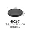 Bandeja de melamina negra de estilo japonés, rectangular, de plástico, creativa, para barbacoa, sushi, vajilla comercial