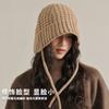 Diseño Original de Jungle Bill Gorro de Lana de Invierno para Mujer Gorro Tejido con Cordones Protección Cálida para los Oídos Gorro Apilable Transfronterizo