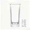Vaso de vidrio de alta transparencia Jindalai para uso doméstico, vaso simple para agua, vaso para jugo, taza multifuncional para café, taza de lujo ligero estilo ins