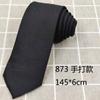 Gravata Masculina Feita à Mão Listrada Básica Estreita 6cm Combinando Camisa Uniforme Negócios Profissional Roupa Formal
