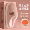 Pantuflas de interior para el hogar de otoño e invierno para mujer con sensación de amortiguación suave, suela gruesa, cálidas, de felpa, antideslizantes, pantuflas impermeables de PU para hombre