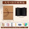 Livro de Memórias Estilo Sanfona DIY Feito à Mão, Álbum Comemorativo, Álbum de Fotos Dobrável de Formatura, Livro 3D, Álbum de Casal Feito por Você