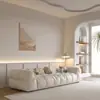 Tela de Fondo para Transmisión en Vivo de Lujo Ligero para Interiores Papel Tapiz Estéreo 3D Cálido y Acogedor Sala de Estar de Alta Gama Ancla Simple Masculina y Femenina