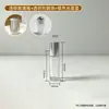 Frascos dispensadores com rolo de vidro, frascos de amostra, frascos pequenos transparentes portáteis para perfume e óleos essenciais, frascos dispensadores cosméticos