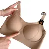 6999 Rey Antigravedad 1.0 Mejora Caliente Pedrería Elevación Ropa Interior para Mujer Fruncido Lateral Sujetador Sexy Chaleco Sujetador Transfronterizo