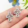 Explosiones transfronterizas 26 colgante de cruz diy ropa europea y americana collar pendientes colgante llavero en stock venta al por mayor