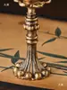 Ornamentos de Castiçal Europeu Antigo Desgastado Adereços para Fotografia de Fotos Fundo Decoração de Casa Exibição para Fotos Clássico Antigo