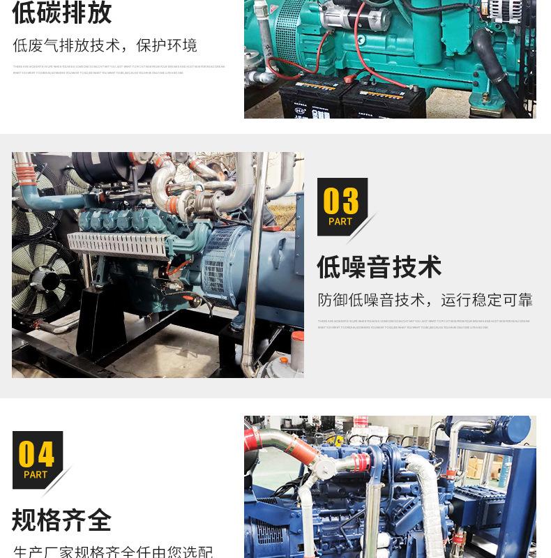 潍坊20305075100120150kw燃气发电机组天然气